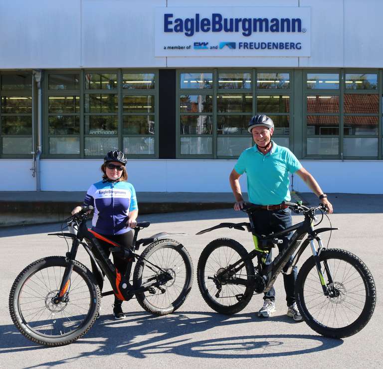 Environmentally friendly employee motivation: Bicycle leasing at EagleBurgmann